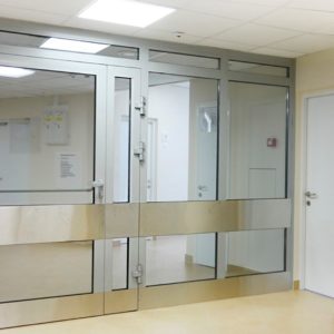 Алюминиевая противопожарная перегородка 3 типа / серия FRM5192